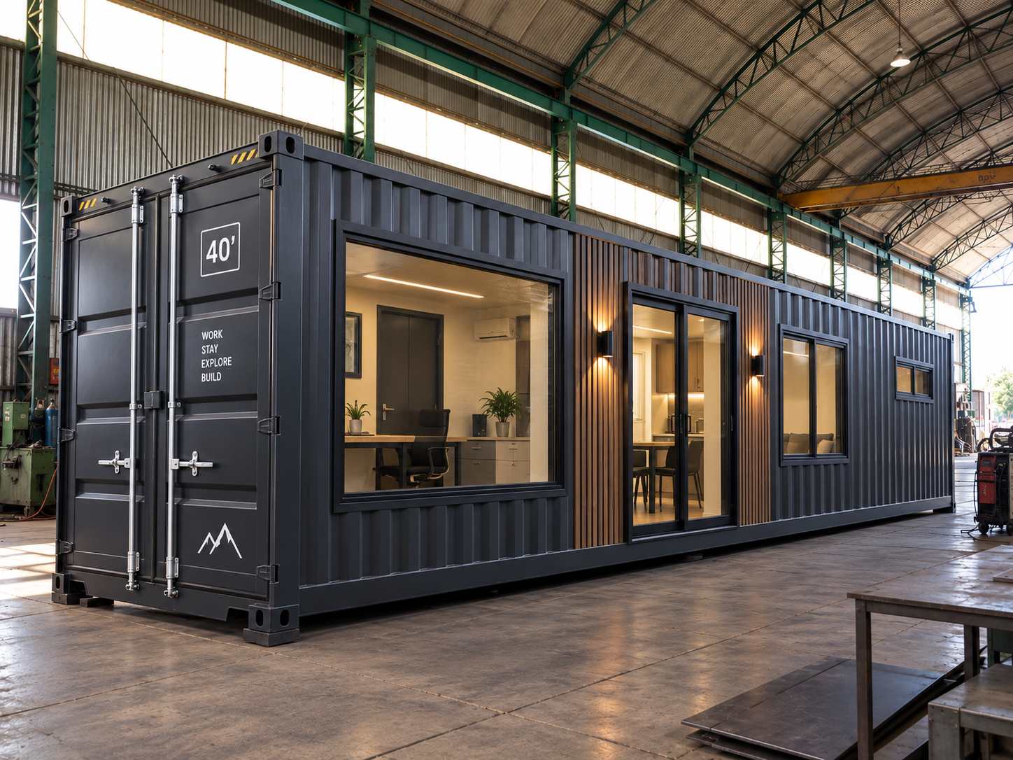 Casas y oficinas en contenedores marítimos